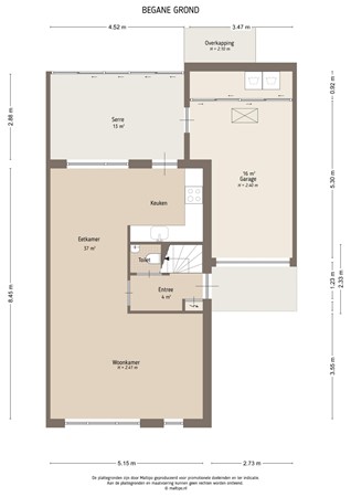Floorplan - Laantje Van Van Iperen 31, 4142 EP Leerdam
